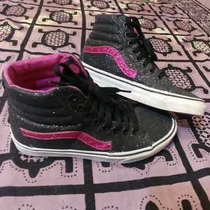 Glitter Hi-Top Vans